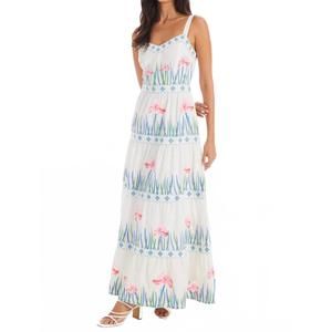 NEW ALLISON NEW YORK embroidered lila dress in multi